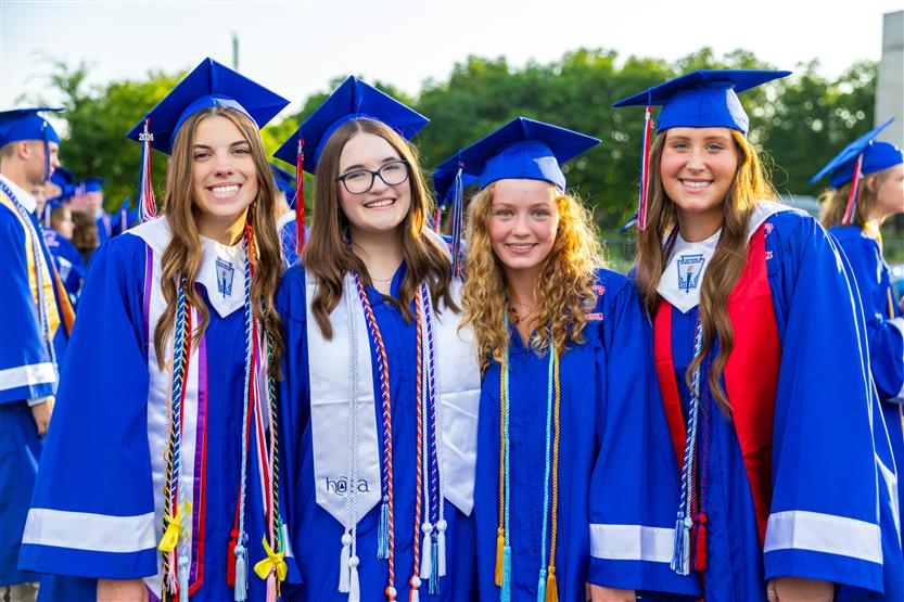 Students celebrate graduating